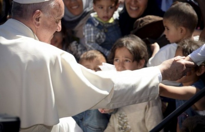 Папа Римский посетил Лесбос