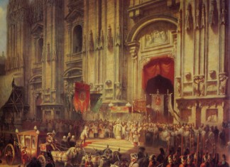 28 апреля 1799 года войска Суворова взяли Милан Торжественная встреча Суворова в Милане в апреле 1799 г. Художник А.И. Шарлемань