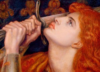 Героиня по имени Жанна «Жанна д'Арк». Данте Габриэль Россетти. 1882