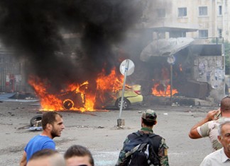 В Сирии произошла серия терактов Место взрыва в Тартусе