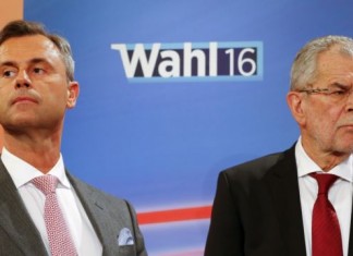 В Австрии состоятся повторные выборы президента Президентские кандидаты во время теледебатов. Апрель 2016 года