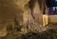 Природные катаклизмы в Италии привели к новым обвалам античных построек стена