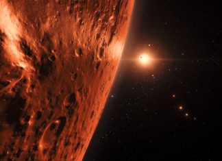 Семь планет у холодной звезды планеты