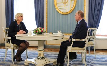 Путин встретился с Марин Ле Пен в Кремле путин и марин ле пен