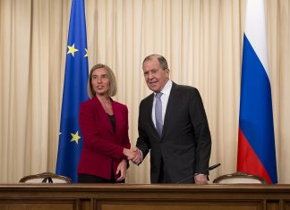 Могерини: Россия и ЕС не могут быть стратегическими партнерами при санкциях Могерини лавров