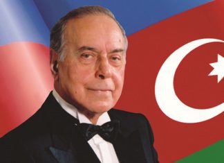 Heydar Aliyev 95mo. Architetto dell`Azerbaigian moderno