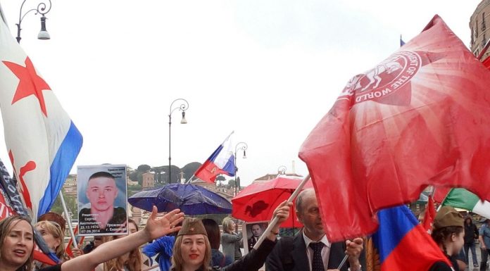 Бессмертный Полк Мира в столице Италии