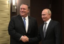 Путин и Помпео выразили готовность к восстановлению российско-американских отношений