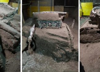 На раскопках в Помпеях обнаружили повозку для торжеств I века