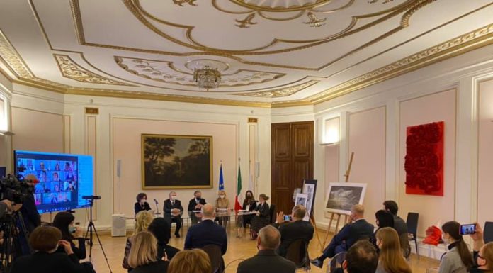 Церемония награждения победителей конкурса «Москва – Рим. 2020. Отражение»