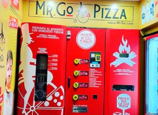 В Риме установили первый автомат по приготовлению пиццы