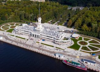 Северный речной вокзал в Москве завоевал бронзу на конкурсе дизайна в Италии