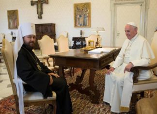 Il Metropolita Hilarion del patriarcato di Mosca:«Non a Mosca, ma ci sarà un altro incontro tra il Papa e il Patriarca»