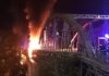 Пожар в Риме повредил старинный мост через Тибр