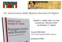 Napoli-L’Associazione Gorki presenta il libro “Partigiani cristiani nella Resistenza”