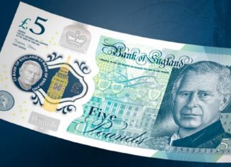 В Великобритании представили первые банкноты с портретом Карла III