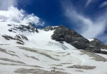 В Альпах площадь ледника Мармолада с 2000 года уменьшилась почти на 50%