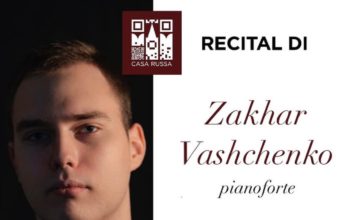 Il 17 novembre 2023 la Casa Russa a Roma ospita il recital del pianista Zakhar Vashchenko