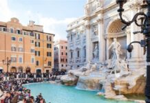 За посещение фонтана Треви в Риме туристам придется заплатить 2 евро