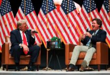 «Я уничтожил «Северный поток», я разлучу Россию и Китай». Трамп дал интервью Карлсону