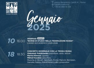 Il programma culturale della Casa Russa a Roma