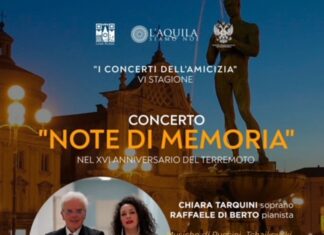 Casa Russa a Roma ospita il concerto “Note di Memoria” in occasione del 16° anniversario del devastante terremoto dell’Aquila