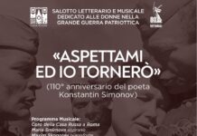 Alla Casa Russa a Roma si terrà un Salotto Letterario e Musicale dedicato alle donne della Grande Guerra Patriottica
