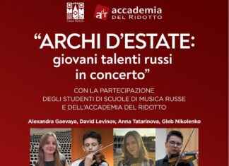 Сoncerto degli studenti di scuole di musica russe e dell’Accademia del Ridotto