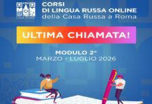 9 marzo 2026 ripartono i corsi ONLINE di lingua russa