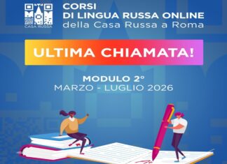 9 marzo 2026 ripartono i corsi ONLINE di lingua russa